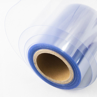 Rouleau de film plastique rigide en PVC de 0,1 mm et 0,15 mm, feuilles de PVC transparentes brillantes pour thermoformage sous vide