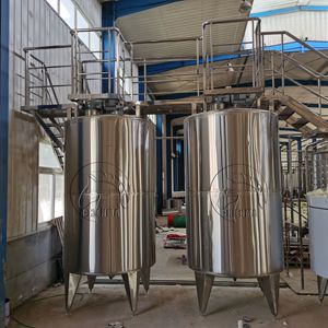 Fermentador de Vino Blanco <span class=keywords><strong>Pequeño</strong></span>/Grande de 5000L, Equipo de Fermentación de Vino de Frutas y Vino Tinto Personalizado para Uso en Bodegas - Product Image 4