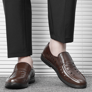 <span class=keywords><strong>Mocasines</strong></span> de cuero de alta calidad para <span class=keywords><strong>hombre</strong></span>, zapatos de vestir para conductores, nuevo diseño de verano - Product Image 2