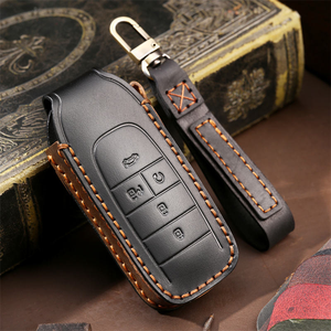 Funda de Cuero para Llave de Coche, Cubierta Completa para Peugeot 308 408 508 2008 3008 4008 5008 <span class=keywords><strong>Citroen</strong></span> <span class=keywords><strong>C4</strong></span> C4L C6 <span class=keywords><strong>C3</strong></span>-XR, Accesorios - Product Image 3