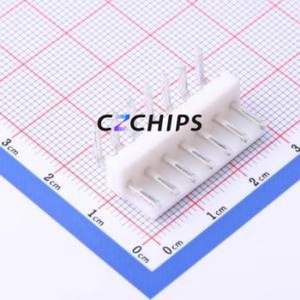 HC-VH-7A7W-G Wire-to-Board Pin Header Bent Lead Through Hole,P=3.96mm Connector 1x7P 3.96mm Right Angle Insert VH - Product Image 1