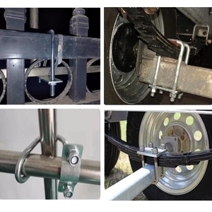 Tốt nhất bán 304/316 thép không gỉ thép carbon tùy biến bán buôn vuông <span class=keywords><strong>u</strong></span>ốn cong <span class=keywords><strong>U</strong></span> Bolt với các loại hạt và sửa chữa phẳng máy giặt - Product Image 6