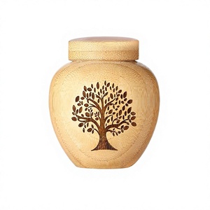 Eco-Friendly Modern <b>Glass</b> Round <b>Terrarium</b> Fish for with Wooden Base Self-Cleaning Mini Aquarium for Office Desk Home Decor - Product Image 4