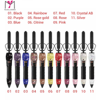 Peigne chauffant diamanté Blingbling pour femme – Outil de beauté exquis pour coiffure quotidienne – Peigne à pointe diamantée