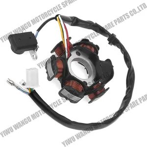 GY6-125 Motorfiets Scooter Generator 6 Spoelen Magneto Stator voor 125cc en 150cc Chinese GY6 Motor Atv Go Karts Bromfietsen