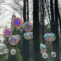 Boules irisées populaires boules de miroir ballon géant gonflable argent boule colorée grand globe de miroir gonflable