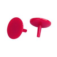 Marqueurs de balles de golf ronds en plastique de couleurs assorties Marqueur de balle durable et léger pour le golf, pour les tees de golf et les marqueurs Utilisation personnalisée