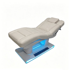 Cama de Belleza Facial Eléctrica de Lujo con 4 Motores y Doble <span class=keywords><strong>Columna</strong></span>, Mueble Portátil para Salón, Cama Eléctrica de Lujo para Pestañas - Product Image 4