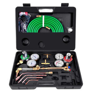 Kit de découpe à l'oxygène et à l'acétylène de style américain, portable, avec manomètre, torche de soudage, orienté vers l'exportation, avec réducteur de pression - Product Image 5