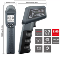 Gamme -50 ℃ ~550 ℃   Thermomètre infrarouge numérique à laser pour usage domestique et industriel, communication USB, matériau ABS+PC