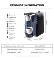 Hibrew — Machine à café à capsules 3 en 1 automatique, Design universel, appareil à café, goutteur, un service unique, k-cup, Pod