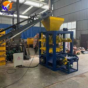 Línea de Producción de Bloques Grandes de Grado Industrial, Trabajo Continuo 24/7 + Produce Ladrillos Huecos/Sólidos/de Pavimento con un Solo Equipo - Product Image 5