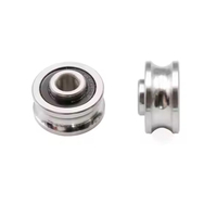 Roulements de rail de guidage SG66 U roulement à rouleaux de piste de rainure pour Machine textile 6*22*11*10mm