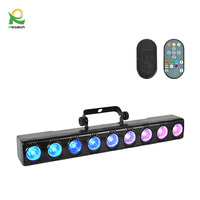Luces de haz mini Redsun 9*3W 3 en 1 con control DMX512, clasificación IP33, equipo de DJ para clubes a precio de fábrica