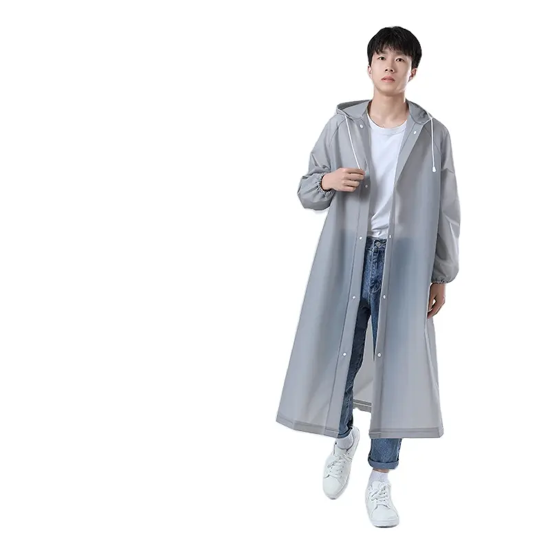 Imperméable EVA imperméable coloré imperméable manteau de pluie pour adultes Long imperméable