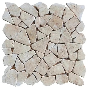 <span class=keywords><strong>Mosaico</strong></span> de mármol para pavimento de jardín, azulejo de guijarros de piedra - Product Image 6