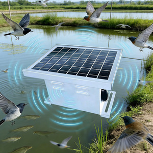 Dispositif Solaire Anti-<span class=keywords><strong>Oiseaux</strong></span> Étanche avec Effet <span class=keywords><strong>Sonore</strong></span> et Lumineux pour la Protection des Grandes Zones de Vignobles et Fermes - Product Image 1