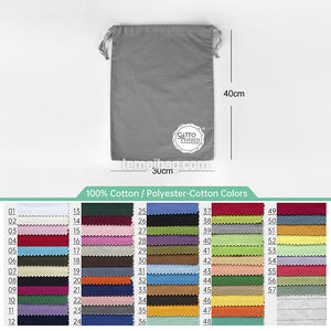 Sacs à poussière en coton biologique avec Logo personnalisé pour sacs à main et chaussures - Product Image 3