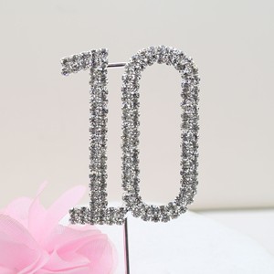 Di cristallo del cuore di rosa wedding cake <span class=keywords><strong>topper</strong></span> - Product Image 4