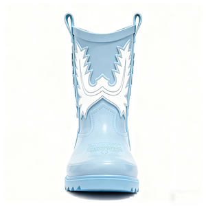 Оптовые индивидуальные удобные детские сапоги-веллингтоны для мальчиков и девочек, водонепроницаемые детские резиновые сапоги для дождя с ручкой - Product Image 2