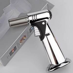 ジュジ大型トーチライター、防風キャンプ用ファイヤーライター、ギフトボックス付き、タバコ＆喫煙アクセサリー用、ビジネスギフトに最適 - Product Image 5