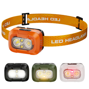 Lampe frontale à capteur A39, 500 lumens, LED rechargeable, étanche, pour course à pied, camping, randonnée, mines - Product Image 3