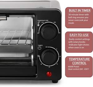 <span class=keywords><strong>Four</strong></span> à toaster électrique 30L, portable, grand, de table, pour la maison, <span class=keywords><strong>four</strong></span> électrique intégré avec <span class=keywords><strong>plaque</strong></span> chauffante - Product Image 2