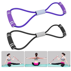Dụng Cụ Giãn Nở Ngực Pilates Chống Trượt 8 Hình Dây Tập Thể Dục Kháng Lực Bằng Cao Su Kéo Lên - Product Image 5