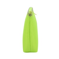 Pochette à fermeture éclair colorée en maille pour sandwich léger et résistant aux chocs pochette pour serviettes hygiéniques trousse de toilette et de maquillage