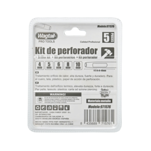 5 cái 4-5-6-8-10mm lỗ rỗng đấm công cụ cho da nhựa gỗ vành đai lỗ đấm lớn vành đai đấm - Product Image 3