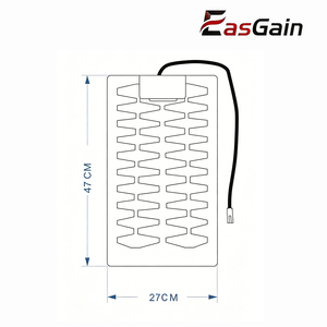 Almohadilla Térmica para Asiento de Coche con Doble Ajuste de Rueda, Sistema de Calefacción y Ventilación Eléctrico Modificado para Vehículos - Product Image 4