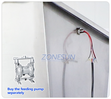 ZONESUN ZS-YT6T-6P Máquina de llenado de bomba de pistón de líquido viscoso/pasta neumática 