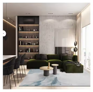 Alfombra de área lavable súper suave Alfombra de piel de conejo Alfombra de piel sintética suave y alfombra Alfombra de habitación de buena calidad - Product Image 3