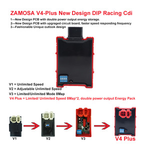 Centralina CDI Racing per Moto 6 Pin, Compatibile con Pulsar NS160 <span class=keywords><strong>NS</strong></span> 160 JE351243, ZAMOSA V4 PLUS DIP, Unità CDI da Corsa per BAJAJ - Product Image 2