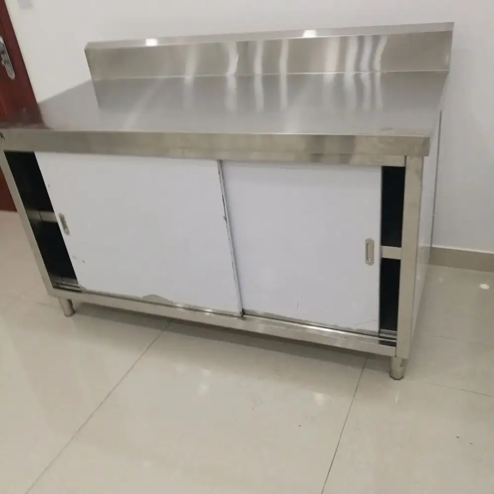 Cina A Buon Mercato Modulare Armadio Da Cucina In Acciaio Inox Commerciali Usati con il Disegno Semplice