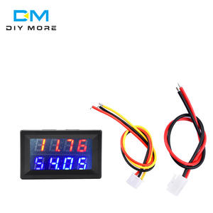 איכות גבוהה dc 100v 10a וולט מטר כחול + אדום הוביל אמפר אמפר מתח כפול תצוגה דיגיטלית כפולה דיגיטלית - Product Image 1