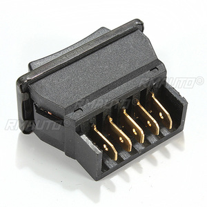 อะไหล่ใหม่ สวิตช์กระจกไฟฟ้ารถยนต์ 5 ขา แบบยูนิเวอร์แซล สีดำ พลาสติก ใช้ไฟกระแสตรง 12V 20A - Product Image 3