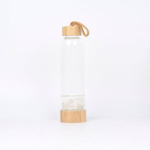 Botella de Energía con Diseño Geométrico Estilo Americano, Superficie Pulida, Tapa de Bambú, Apta para Microondas y Lavavajillas, para Adultos - Product Image 5