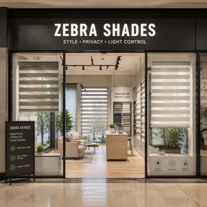 Stores zébrés ZSTARR pour vitrine <span class=keywords><strong>de</strong></span> magasin – Solution complète <span class=keywords><strong>de</strong></span> stores à bande pour concessionnaires, distributeurs, grossistes et détaillants - Product Image 2