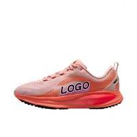 Chaussures de course professionnelles avec logo personnalisé, design à semelle épaisse, unisexe, légères, amortissantes, respirantes en mesh