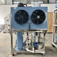 Machine à glace industrielle de 1 à 5 tonnes par jour, compresseur, moteur, pompe, engrenage, réservoir d'eau, haute productivité, automatique, 220V 60Hz