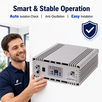 Amplificador de Señal 5G 900/1800 MHz 30dB Ganancia SDF 4 Subbandas GSM LTE para Hogar, Hotel, Centro Comercial, Cobertura de 1000-2000 m²