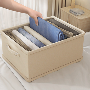 Nouveaux paniers de rangement en tissu 2026 – Organiseur de placard peu encombrant, paniers lavables pour chambre, salon et armoire - Product Image 4