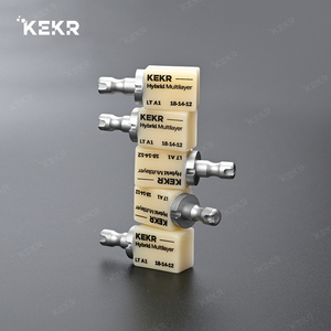 Bloc céramique hybride multicouche couleur A2 18-14-12 mm, 5 pièces, bloc céramique <span class=keywords><strong>composite</strong></span> dentaire - Product Image 6