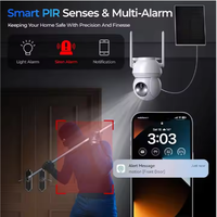 Caméras de sécurité solaires sans fil 2K 3MP 5MP WiFi, alimentées par batterie, caméras de sécurité extérieures invisibles, caméra IP