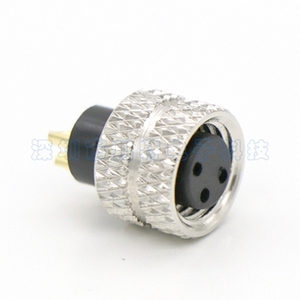 موصل ذكر M8 بـ 4 سنون، كابل دائري محمي مستقيم مع قفل لولبي، مقاوم للماء IP67، موصلات من سبائك الزنك بـ 3~8 سنون - Product Image 4