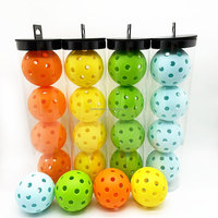 Logo personnalisé Nouvelle arrivée Balles de squash sans couture pour la compétition et l'entraînement Pickleball 40 trous d'extérieur avec noyau en nid d'abeille