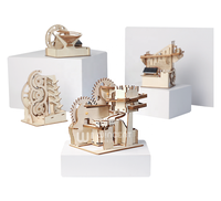 Kit de puzzle 3D en bois à énergie solaire Wincent DIY, machine à billes, expérience scientifique STEM, jouet éducatif, cadeau pour enfants