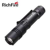 RichFire programmable trois modes lumière forte/flash/faible LED 350 lumen lumière blanche avec clip