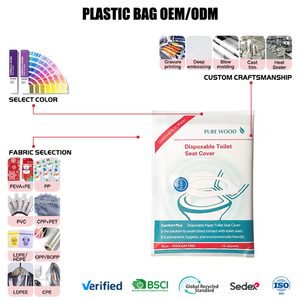 Comodo coprisedile coprisedili per <span class=keywords><strong>wc</strong></span> in carta pulita usa e getta Soft Close - Product Image 1